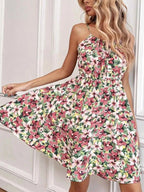 Floral Print Spaghetti Strap Summer Mini Dress e4e65a52-7a91-4bad-be94-b54020c4698f-Max-Origin