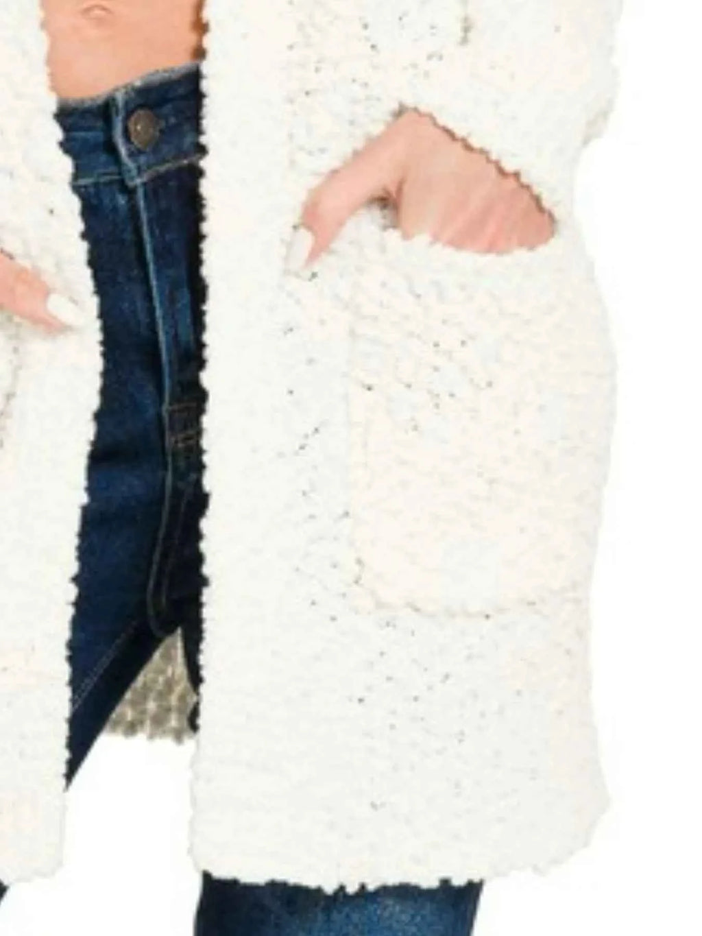 Zenana Long Sleeve Popcorn Sweater Cardigan with Pockets e511833c-d295-49e1-9077-ff688098d2c4-Max-Origin