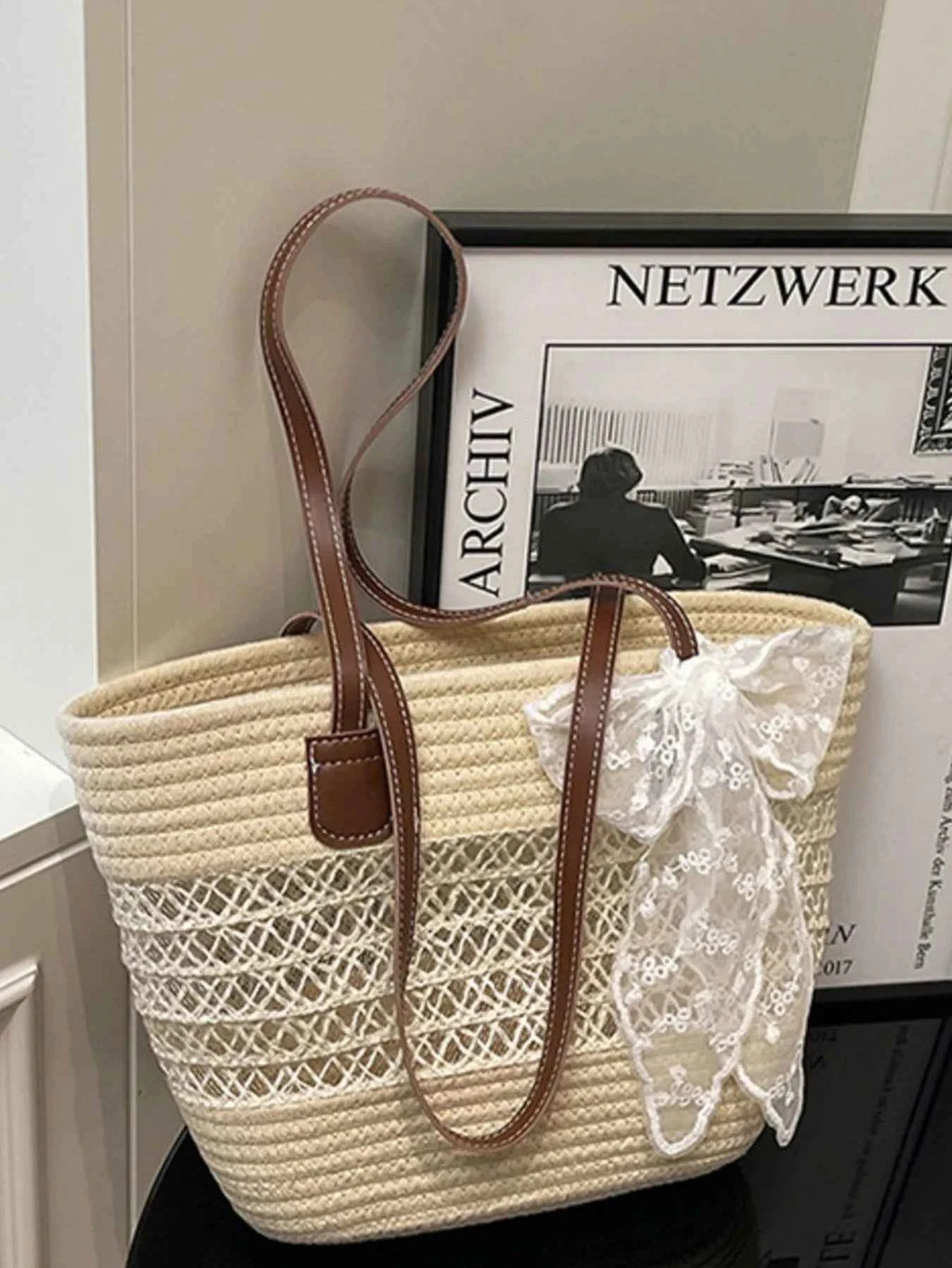 Woven Straw Shoulder Bag e53116a5-76be-4ac2-b80b-a04d0582a026-Max-Origin