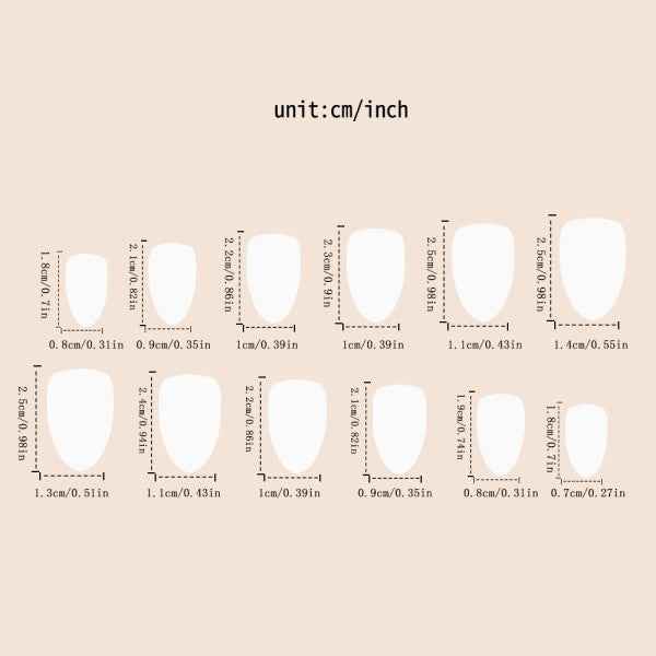 Press on Nails Almond - Gold Line Design 24 Pcs e53476e6-b43b-4b86-9ce1-134a61244baa