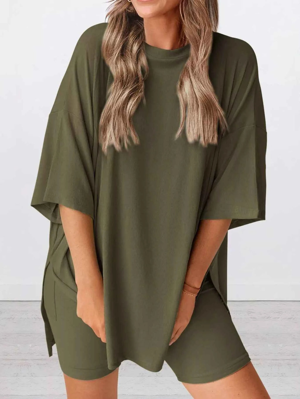 Full Size Half Sleeve T-Shirt and Shorts Set Plus Size e53664ab-22cb-4f70-8c7c-b05740dc8908-Max-Origin