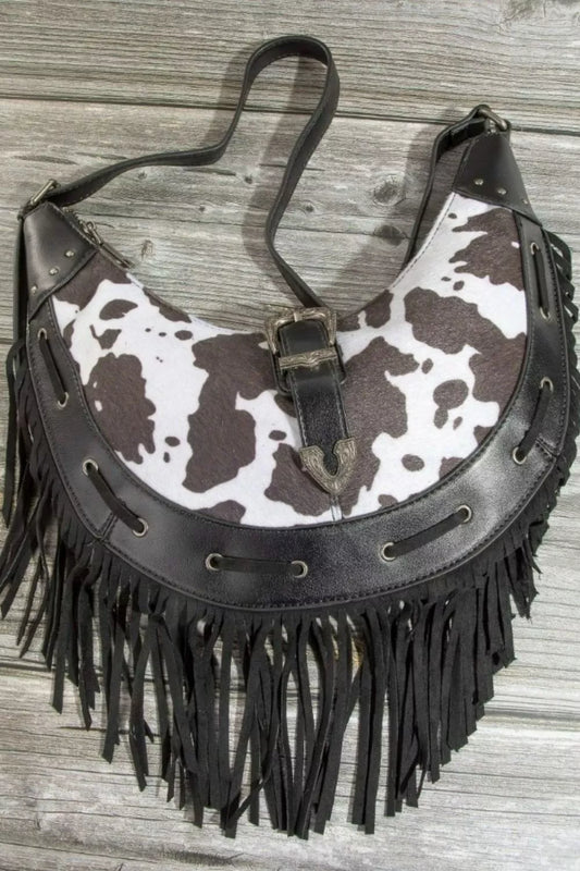 Fame Cow Print Faux Leather Fringe Hobo Bag e53d4ac5-d95c-4466-b70f-47c70d80a3d6-Max-Origin