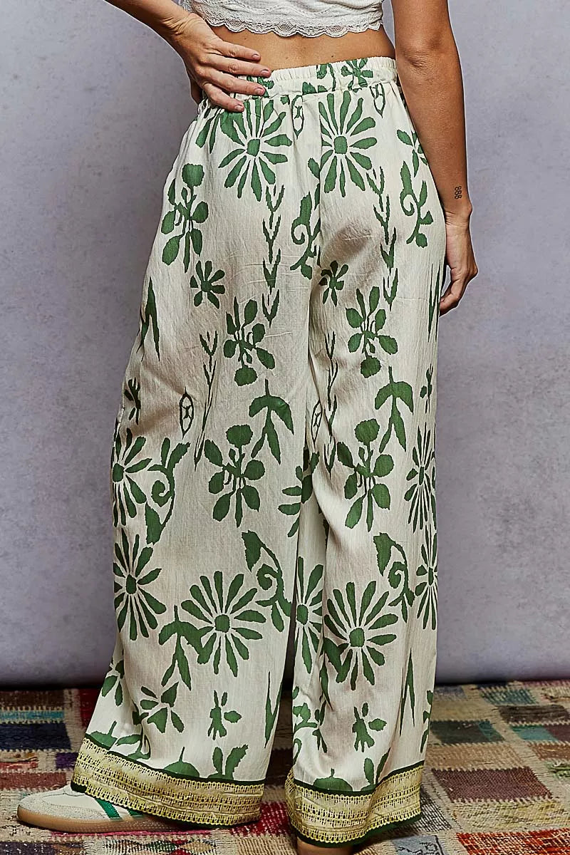 POL Floral Printed Woven Wide Leg Drawstring Pants e5592363-930c-43d3-a4be-0e809d590a90-Max-Origin