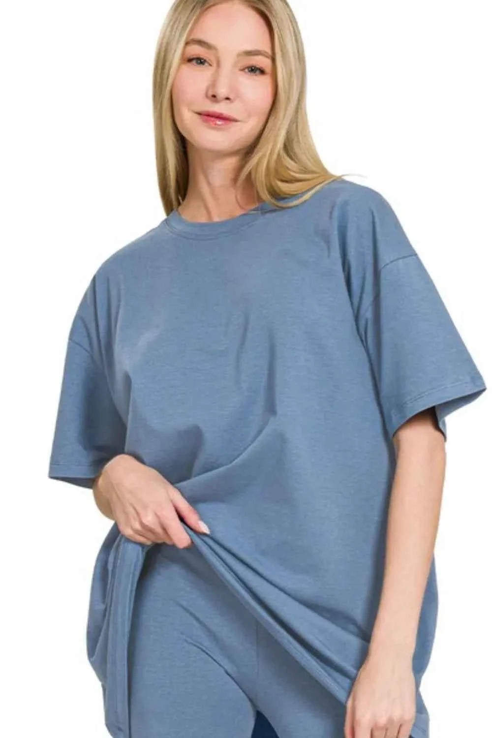Cotton Round Neck Top & Biker Shorts e58769a9-9677-4c48-9c8c-ca5b35715196-Max-Origin
