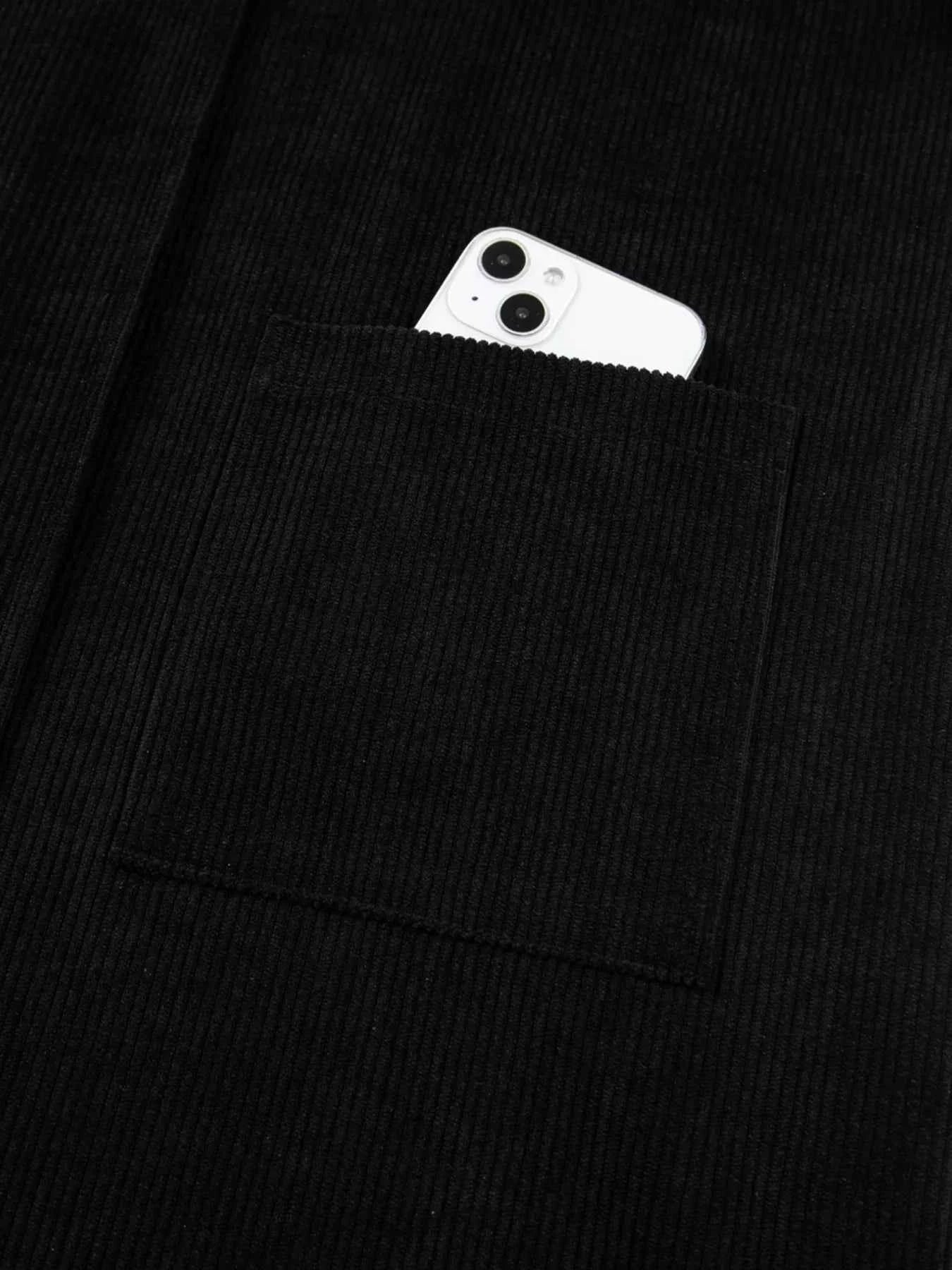 Corduroy Sleeveless Mini Dress with Patched Pockets e59094af00b148719c516b6c5a4fd01f-Max-Origin