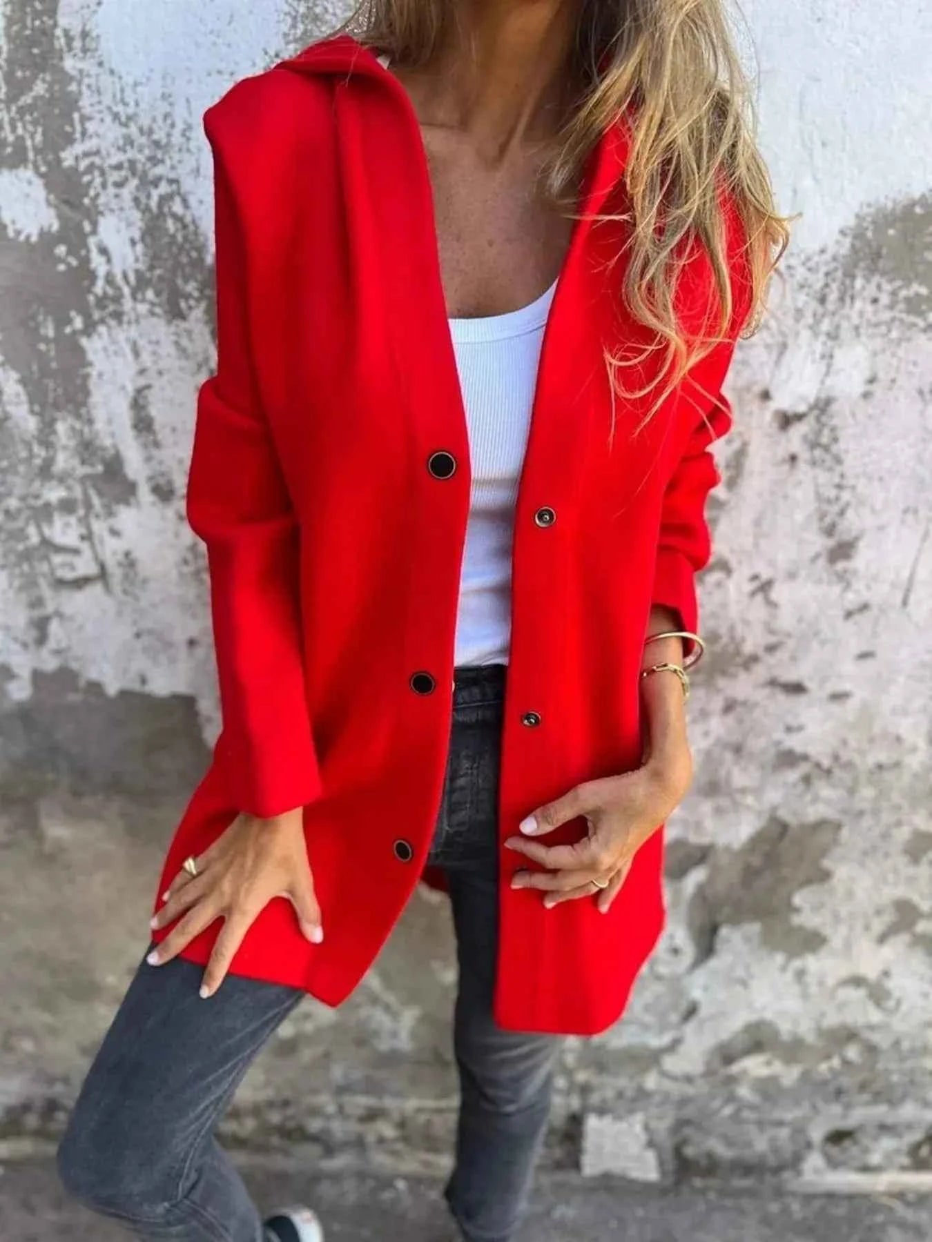 Full Size Snap Down Long Sleeve Hooded Outerwear Plus Size e5de1b20511740739b29b66873dcf230-Max-Origin