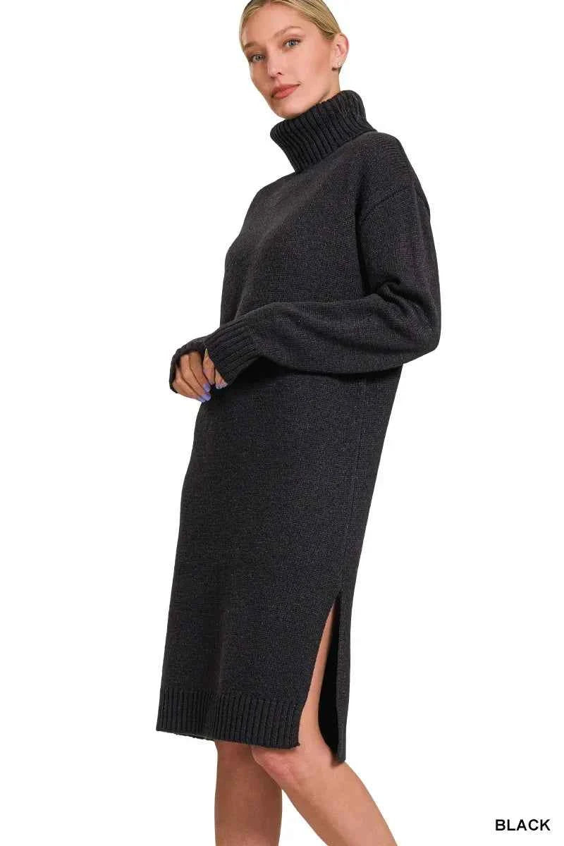Zenana Turtle Neck Long Sleeve Midi Sweater Dress e600db0b660c455daf2a8a21af93f35c-Max-Origin