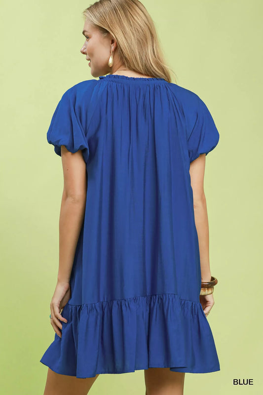 Ruffle Hem Shift Mini Dress e60cece5-0660-42cf-80d3-de3da2b42f1a-Max-Origin