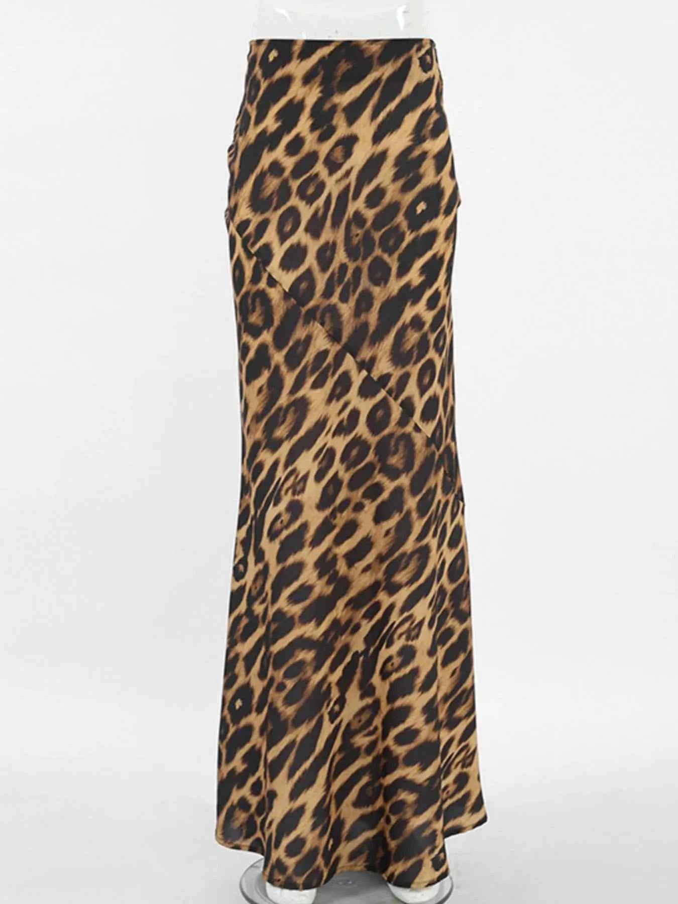 Leopard Print High Waist Flare Maxi Skirt e622a8e3-2c7d-4598-b46e-9ab27600088f-Max-Origin