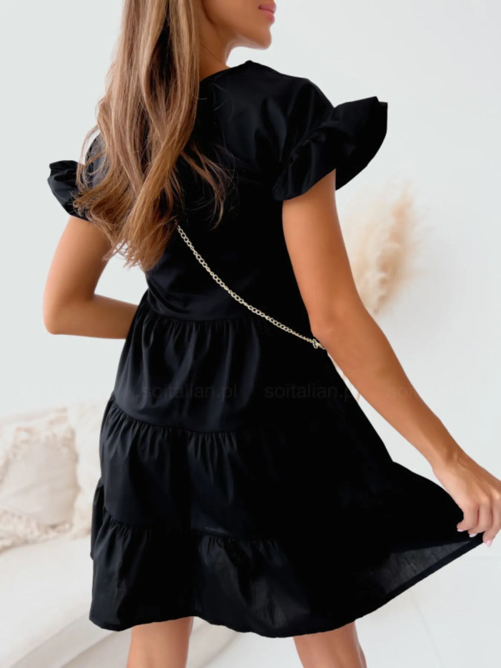 Ruffle Sleeve Tiered Swing Dress e637ca6b-daaa-4142-8a1f-88cacb0b5d20-Max-Origin