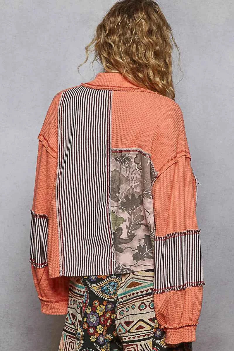 POL Button Down Patchwork Multi-Pattern Jacket e64e9f2b-ed1a-4980-a795-0e12393f97cb-Max-Origin