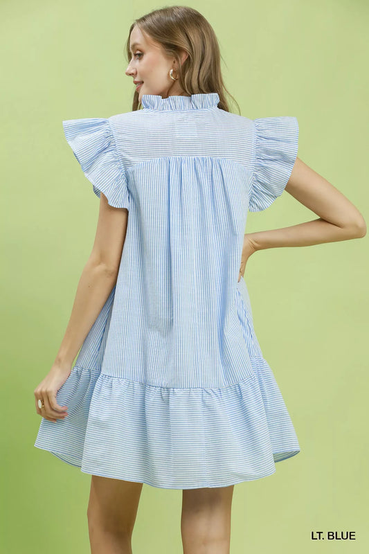 Stripe Smocked Yoke Ruffle Dress e65bf6d9-ea9e-4ae3-a4cc-6f320ddea970-Max-Origin