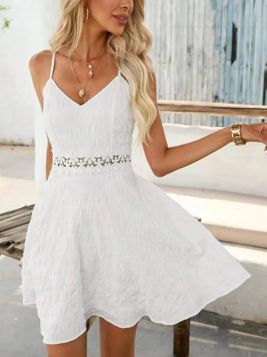 Lace Detail V-Neck Mini Cami Dress e67273ff-ef48-4c30-80ec-c296adb2c0c1-Max-Origin