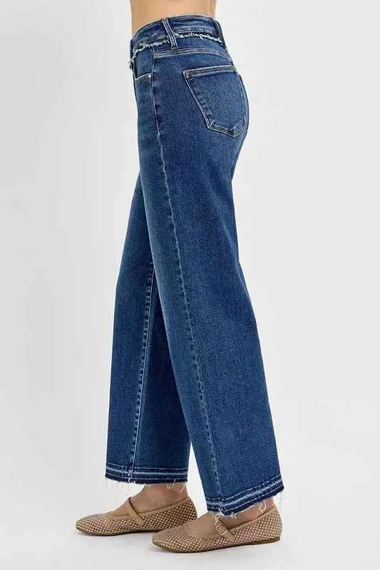 RISEN Full Size Tummy Control Bootcut Jeans Plus Size e7186471-7dd6-47e4-a4d4-944e73d25f38-Max