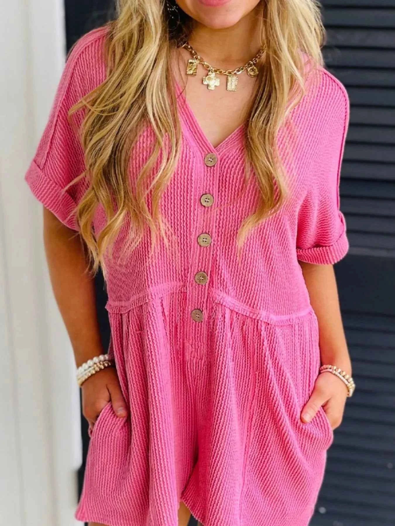 Casual Button-Front Ribbed Romper e71bef04-931a-4c37-ae7b-e77d3dac3c66-Max-Origin
