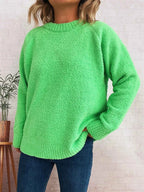 Round Neck Raglan Sleeve Sweater e722d958c4eb43f29e2723824d7558fc-Max-Origin
