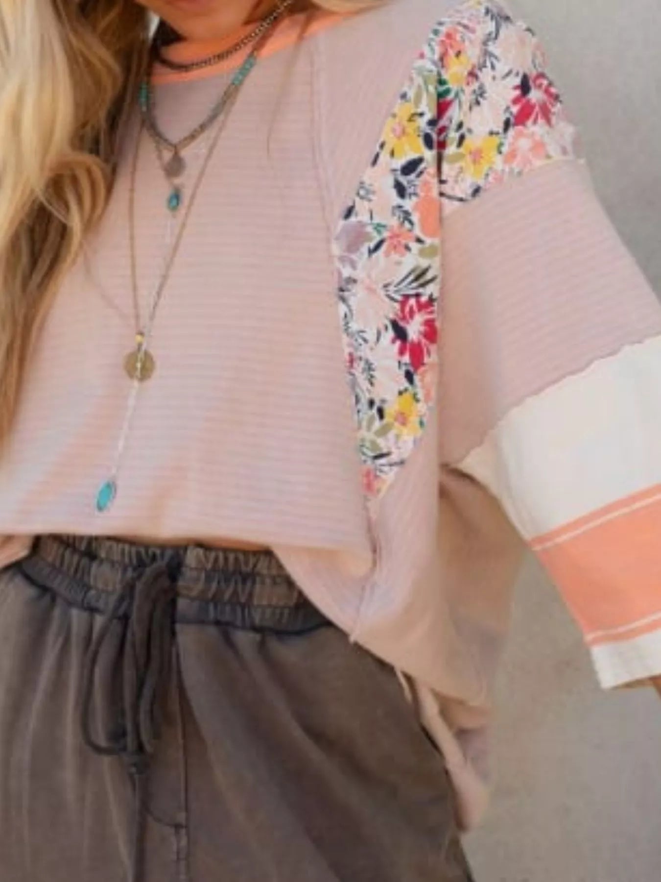Striped Floral Long Sleeve T-Shirt e7367649-6863-44e7-9a15-dd95970def04-Max-Origin