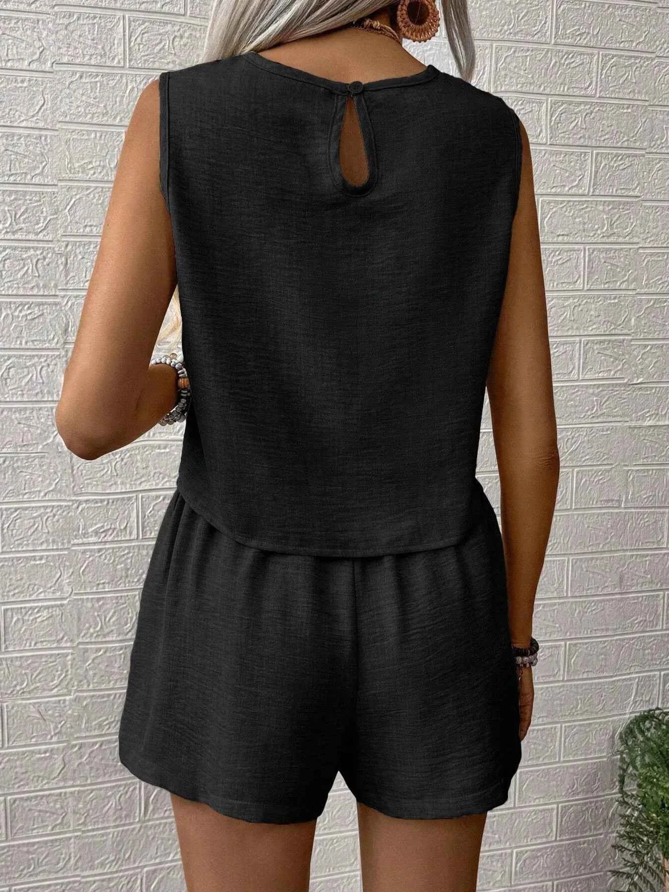 Round Neck Tank and Shorts Set e7d685352fa0460897921bda0b488071-Max-Origin