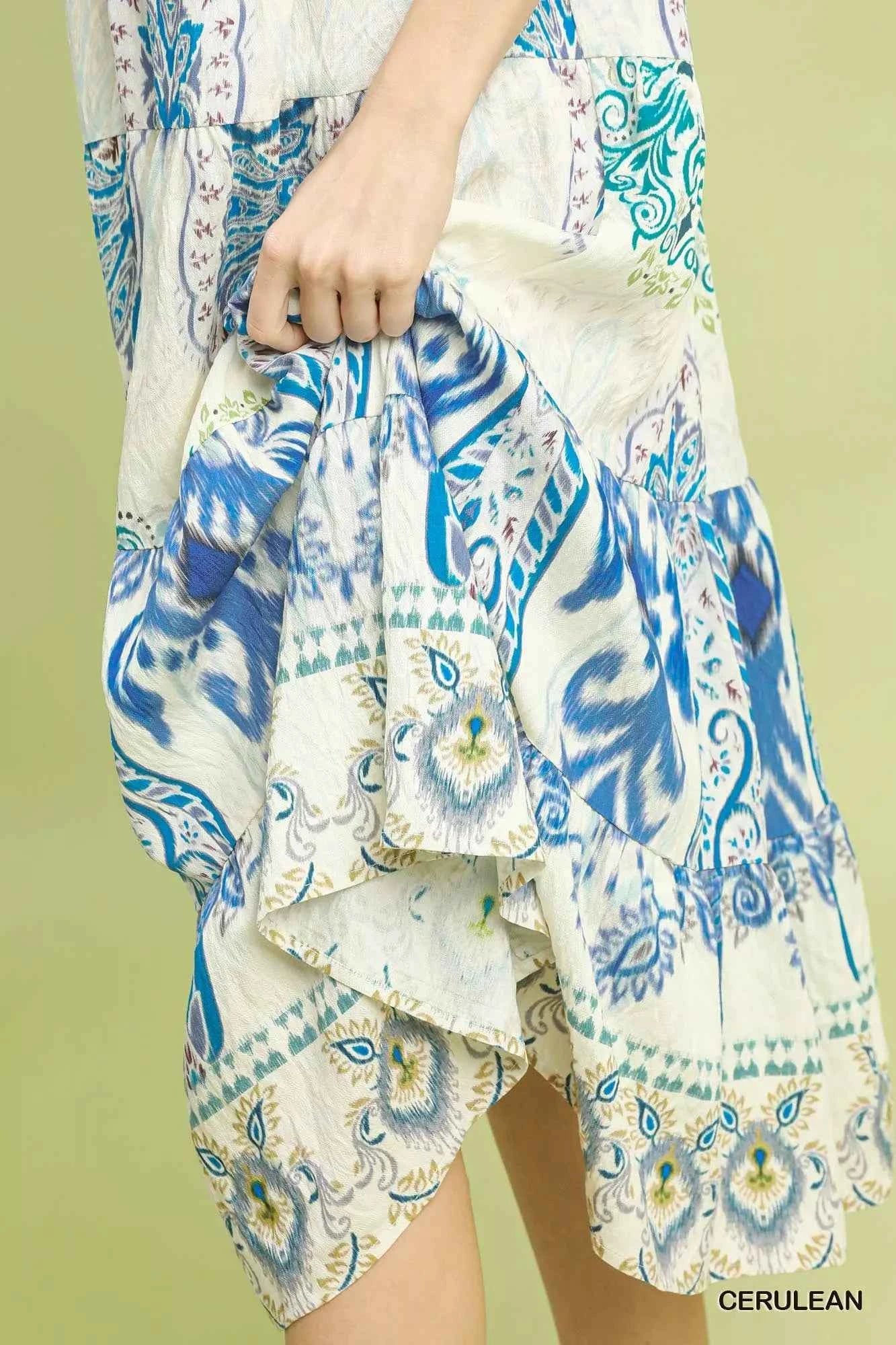 Umgee Boho Boarder Print Ruffle Midi Dress e7f53bf6-1c45-4455-b724-c2210117f80b-Max-Origin