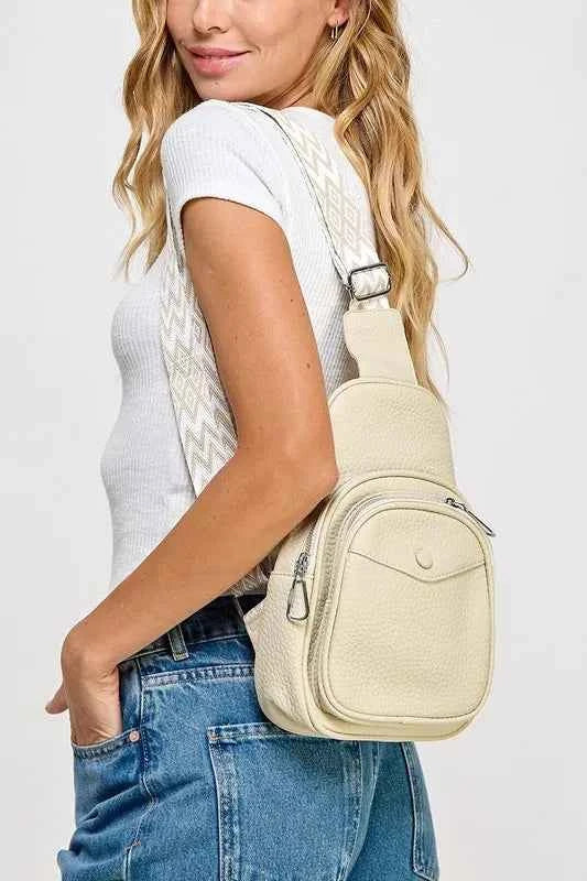 Fame Textured PU Leather Sling Bag e804d307-f63a-4bfe-969a-52fc7699cd08-Max