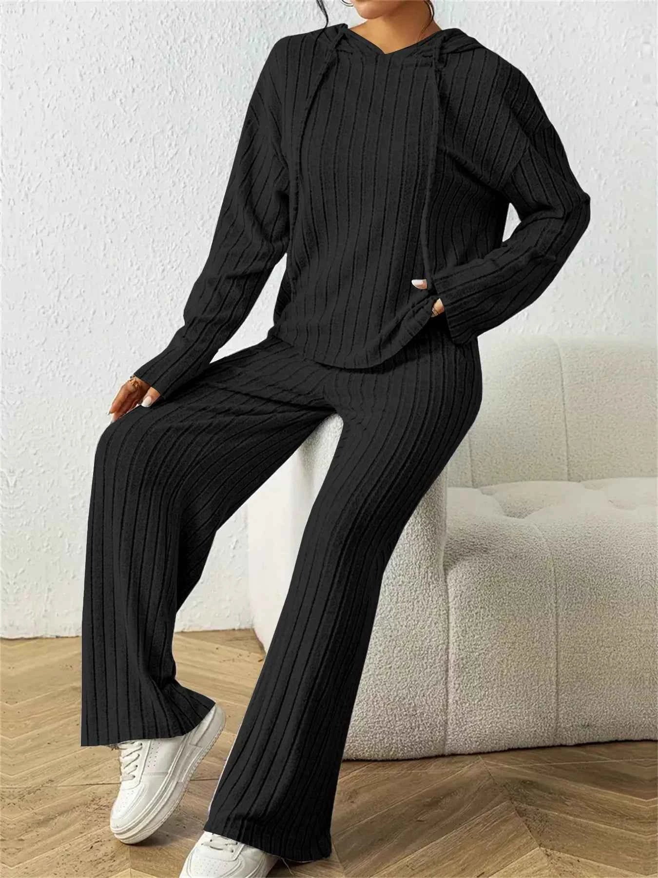 Ribbed Drawstring Hoodie and Pants Set e8074546-fbbf-420e-9474-9478b09821ca-Max-Origin