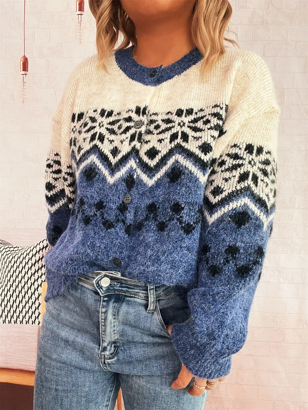 Christmas Button Up Drop Shoulder Cardigan e80ec36b7af64513a6f8e75ab9d35ad6-Max-Origin