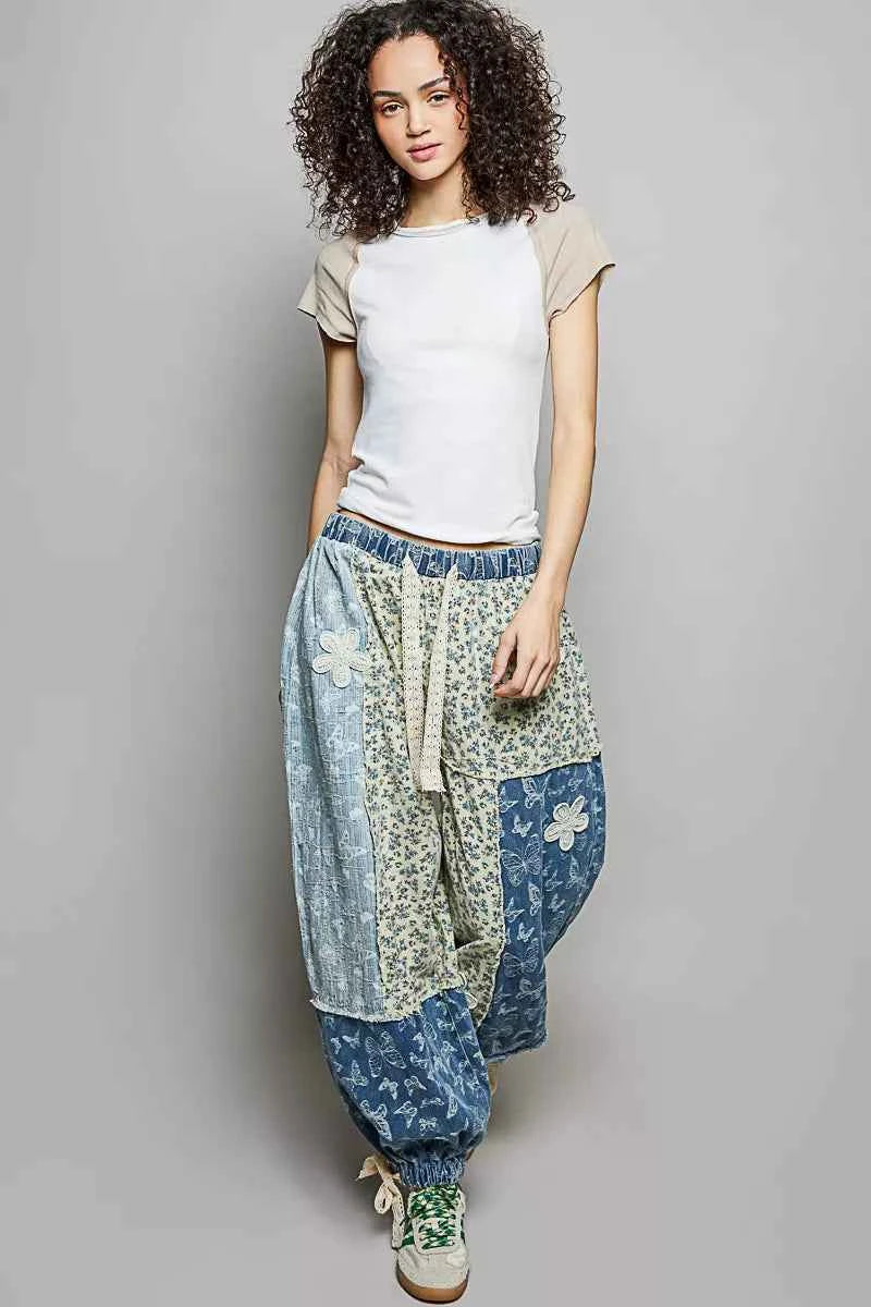 POL Round Neck Outseam Detail T-Shirt with Contrast Color Sleeves e841eb8f-23db-4ae7-91a8-7c4b9e4228d5-Max-Origin