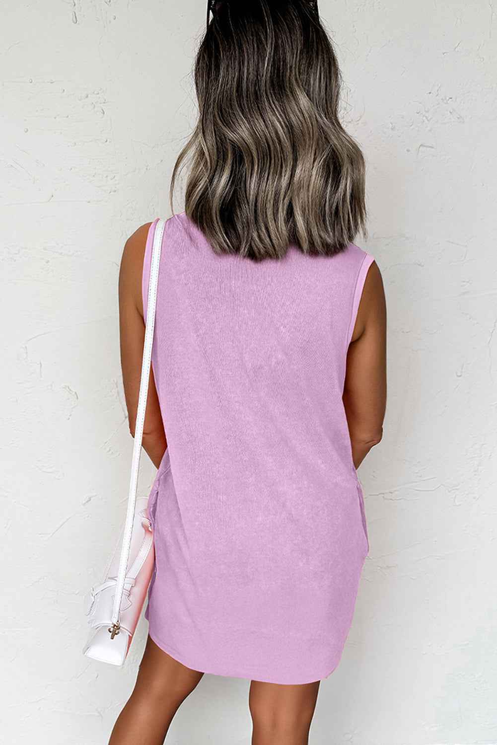 Beau Blue Mineral Wash Pocket Tank Mini Dress e876849f52999e4a