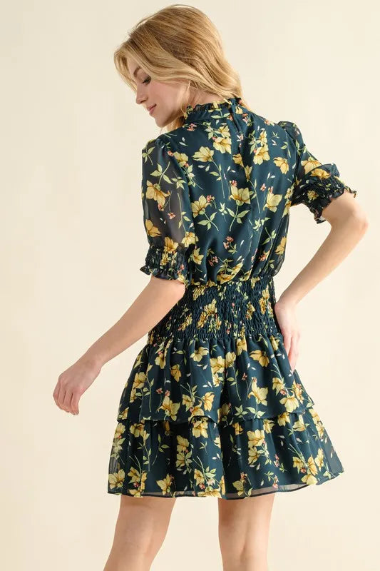 And The Why Floral Print Smocked Waist Mini Dress e8950062c16f443682bf7899f552fb34-Max-Origin