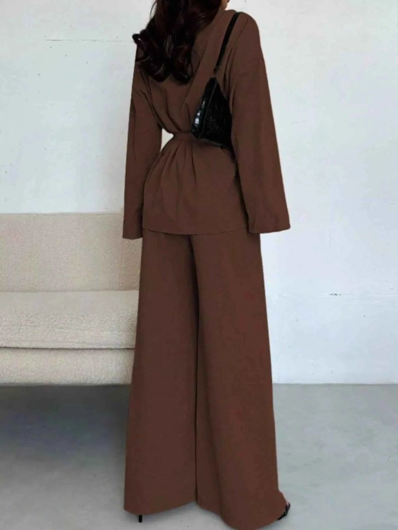 Front Tied Shirt and Wide-Leg Pants Set e8af2991-069f-47b1-b876-76d6f49f9958-Max-Origin