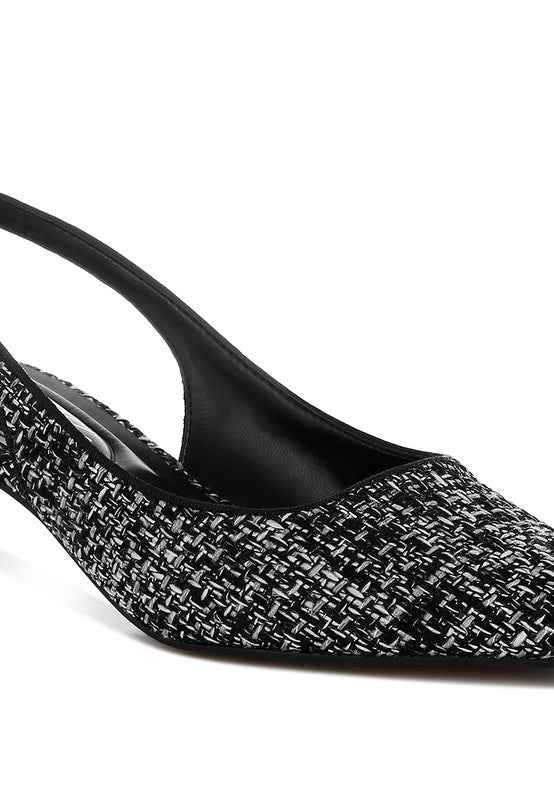 Zehra Boucle Slingback Sandals e8d17007-e8c3-4a7c-8b8b-f27c17ee73a9