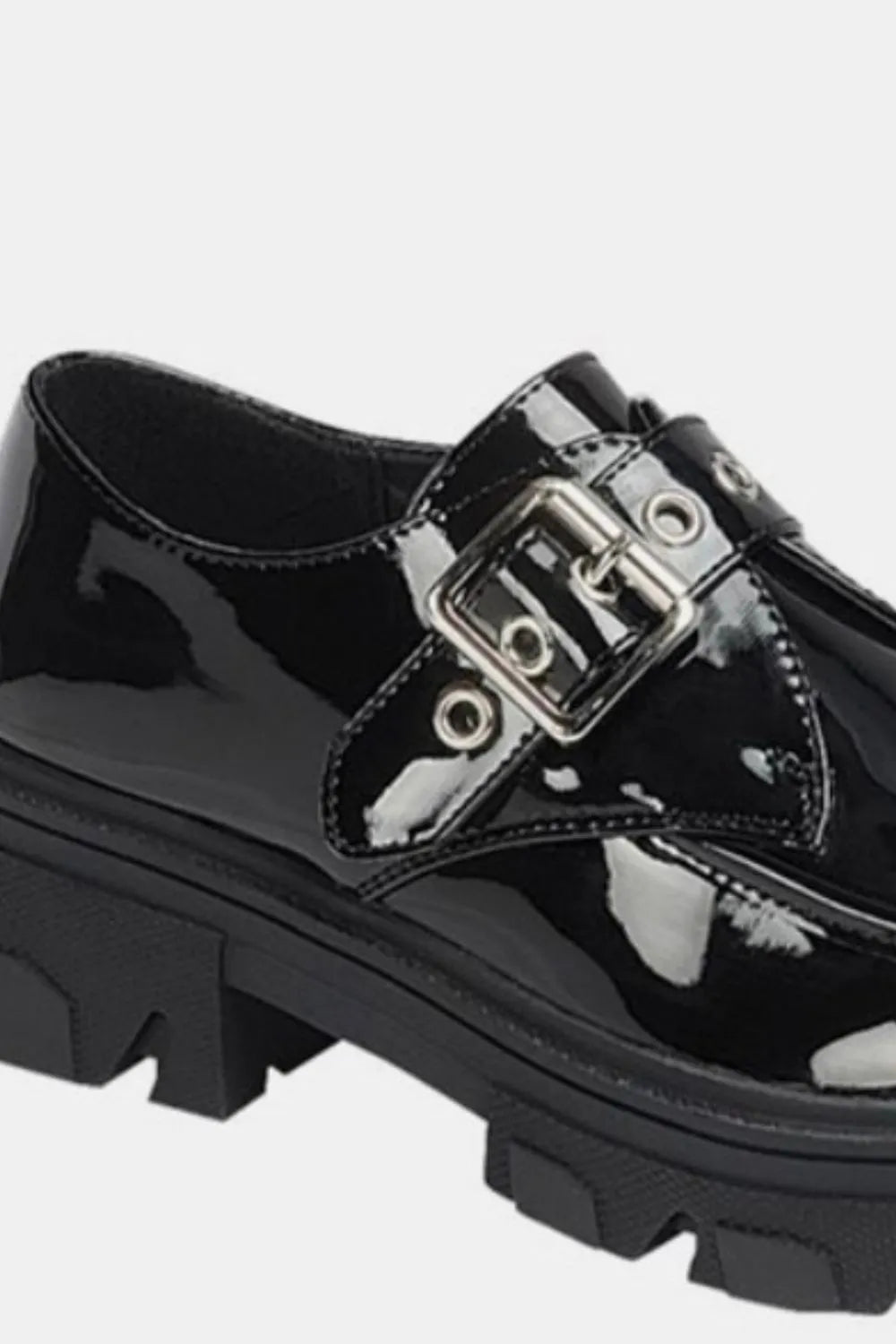 Forever Link Buckled Platform Lug Sole Loafers e8eaf7e1-8f65-4787-8e9a-51fdba81cc7b-Max