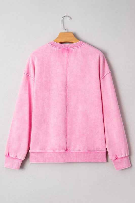 Valentine Solid Mineral Wash Crewneck Sweatshirt e8ec57b4-6c5d-43e6-b85a-da7f22196272