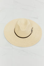 Fame Boho Summer Straw Fedora Hat e8fb12904fc1439bb3fde437be976204-Max