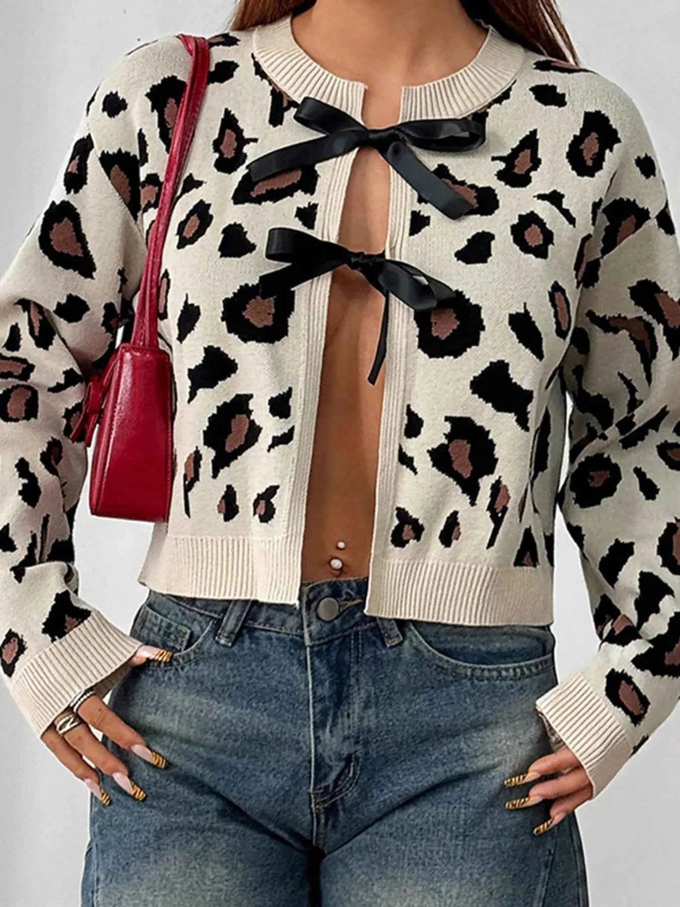 Leopard Tie Front Cardigan e92034ec96344aa3bc73cbc6e5bb9127-Max-Origin