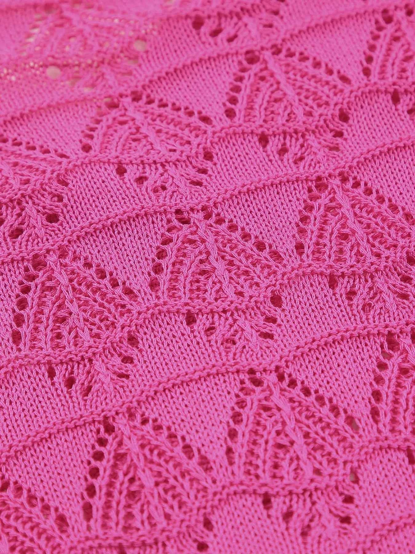 Buttoned Front Openwork Cardigan e942801a39f74a57bd2d1949e9a20e86-Max-Origin