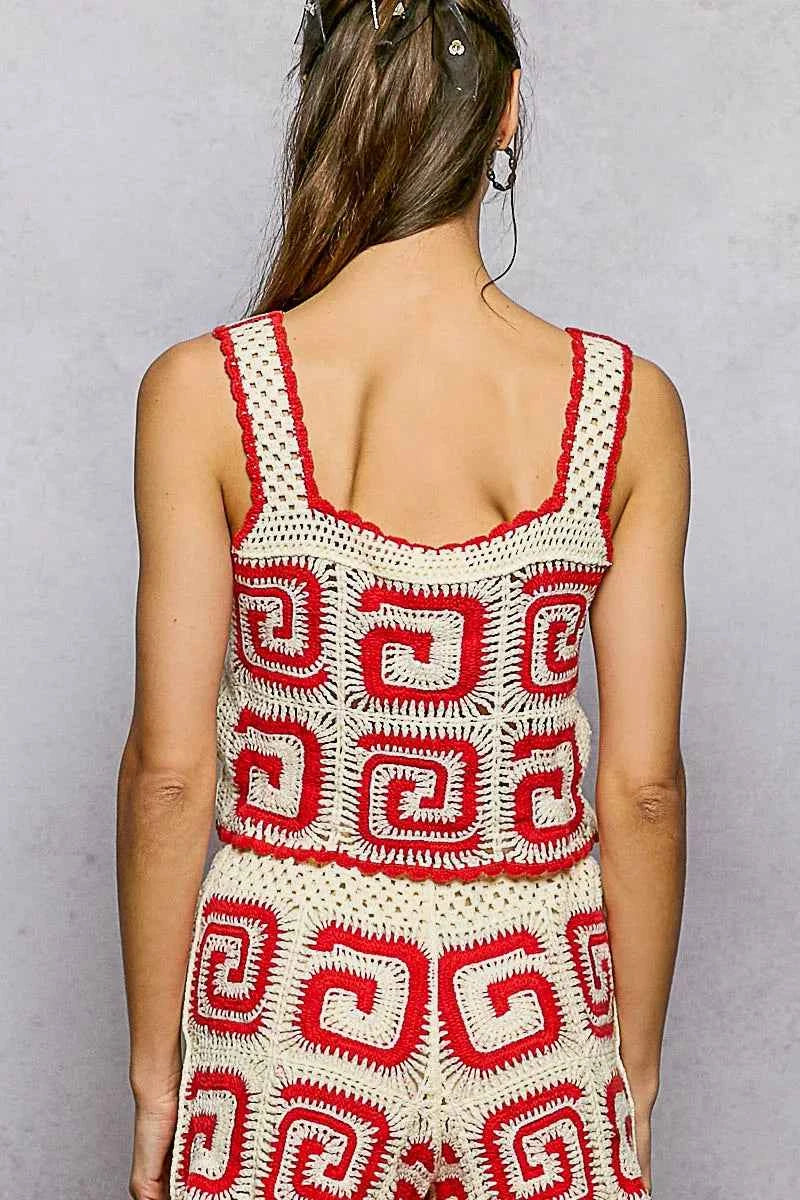 POL Handmade Crochet Cropped Tank with Granny Square Pattern e9643d91-ba50-4aee-803c-b22877475e03-Max-Origin