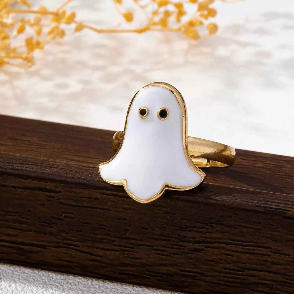 Halloween Ghost 18K Gold-Plated Ring e9aa7032-bbb5-45ee-b778-2294b68acd5a-Max-Origin