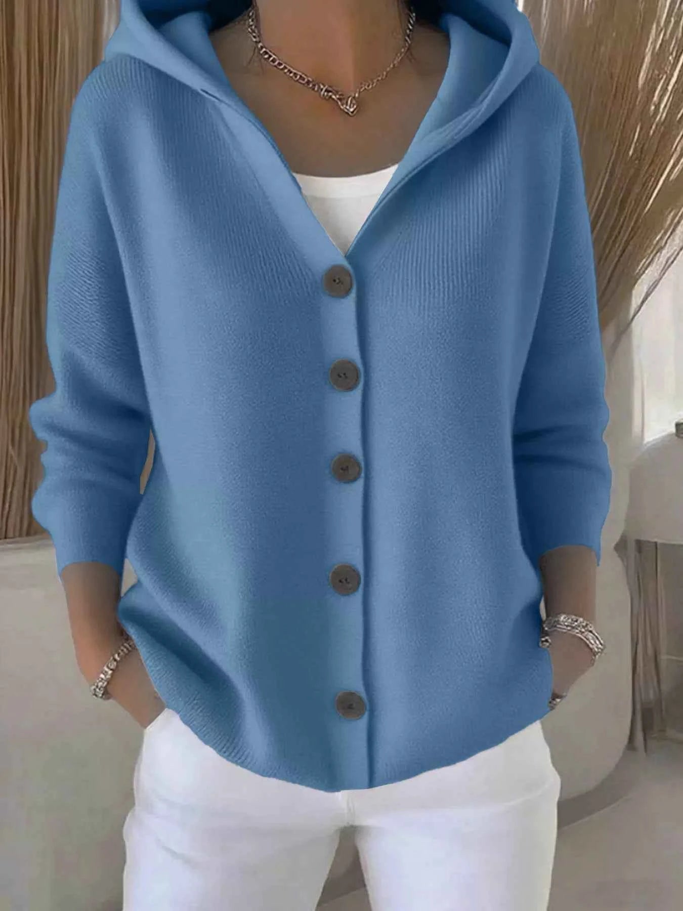Full Size Hooded Button-Down Knit Cardigan Plus Size Peacock Blue e9c939948ae6491d93a8a9553f58ce05-Max-Origin