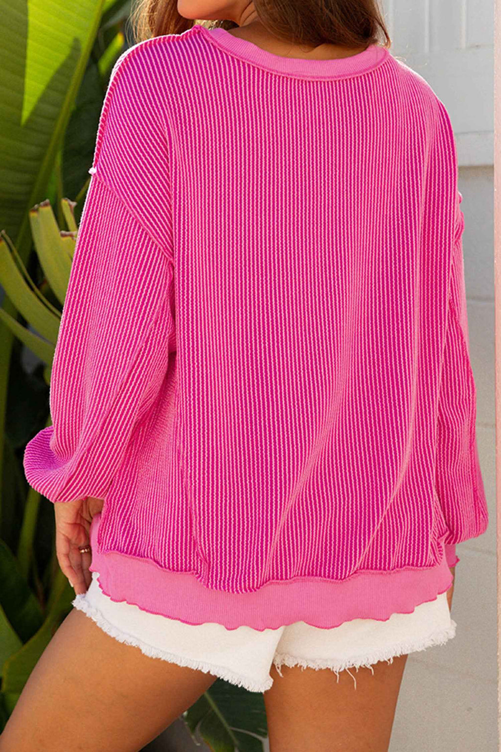 Strawberry Pink Sequined Nutcracker Men Pattern Twisted Rib High Low Top ea1267666ca02d0f