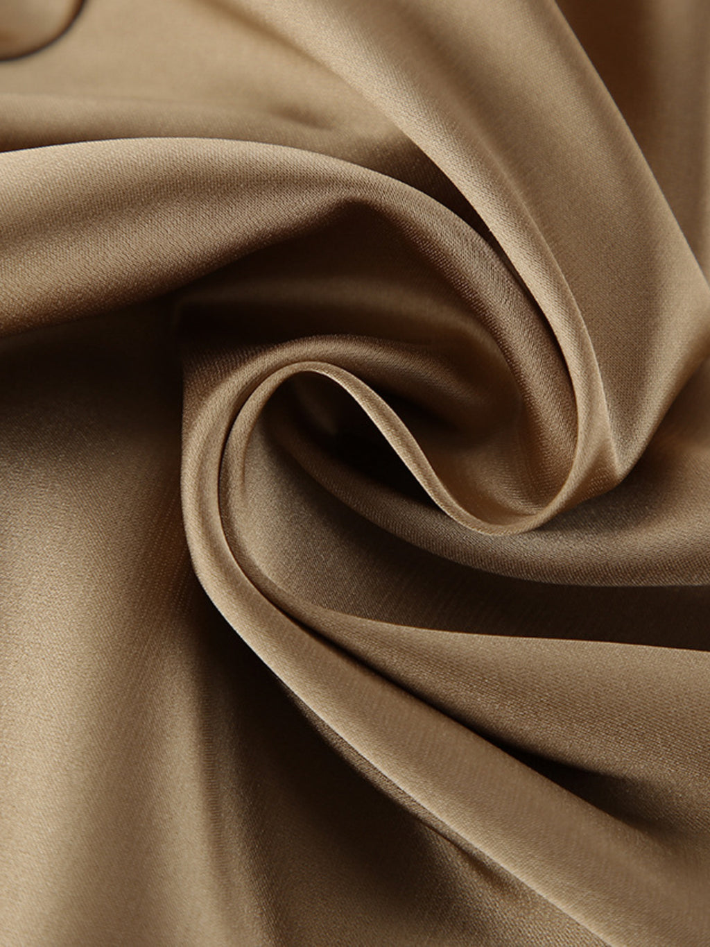 Ruched Long Sleeve Satin Blouse ea1bb7d7f9d94f4e84da4734b3f27927-Max