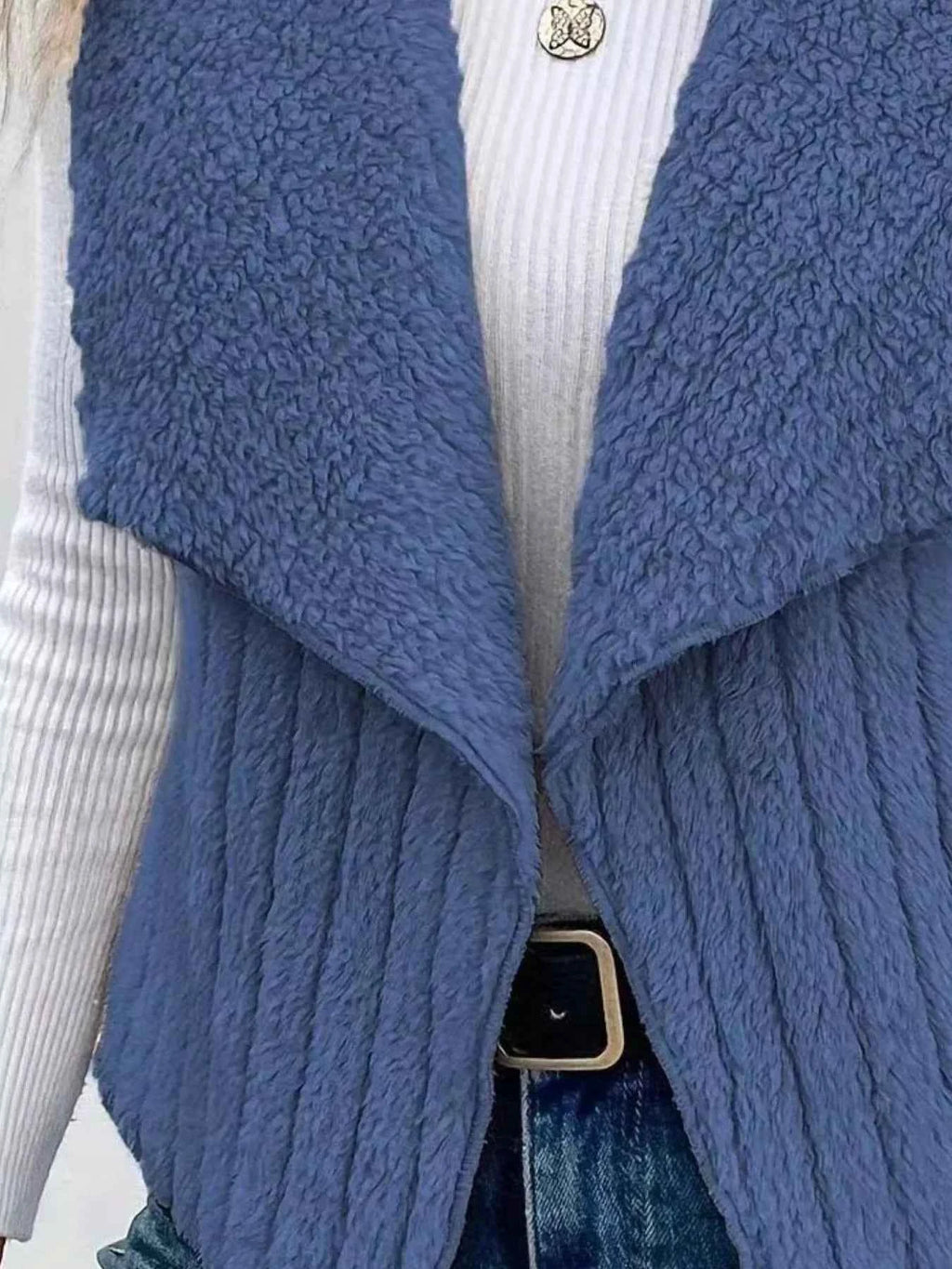 Cozy Fleece Open Front Vest Coat ea3bf6e5-3e2c-4168-a5b9-1be0cba44d8a-Max-Origin