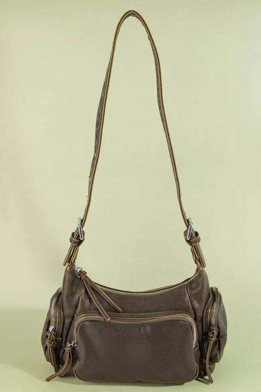 Fame Multi Pocket Leather Shoulder Bag ea54b87afd8f47c58f45ed73ec798d4d-Max-Origin