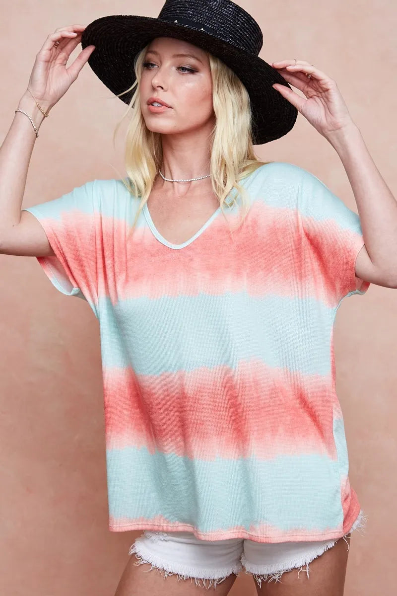 BiBi Tiedye Printed Hacci Knit Top ea54fcf607ad46c2885364cabbb95e23-Max-Origin