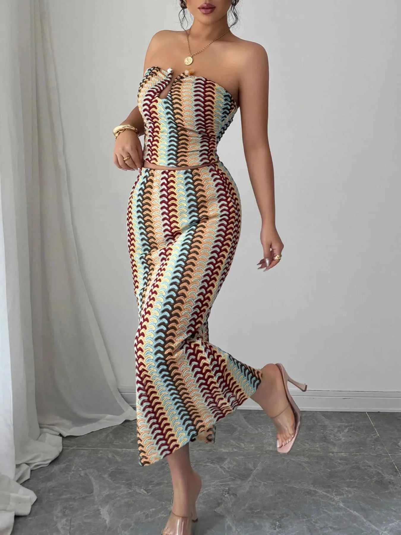 Printed Tube Top and Skirts Set ea8d0ec1-355b-448a-971d-587acd6c890b-Max-Origin