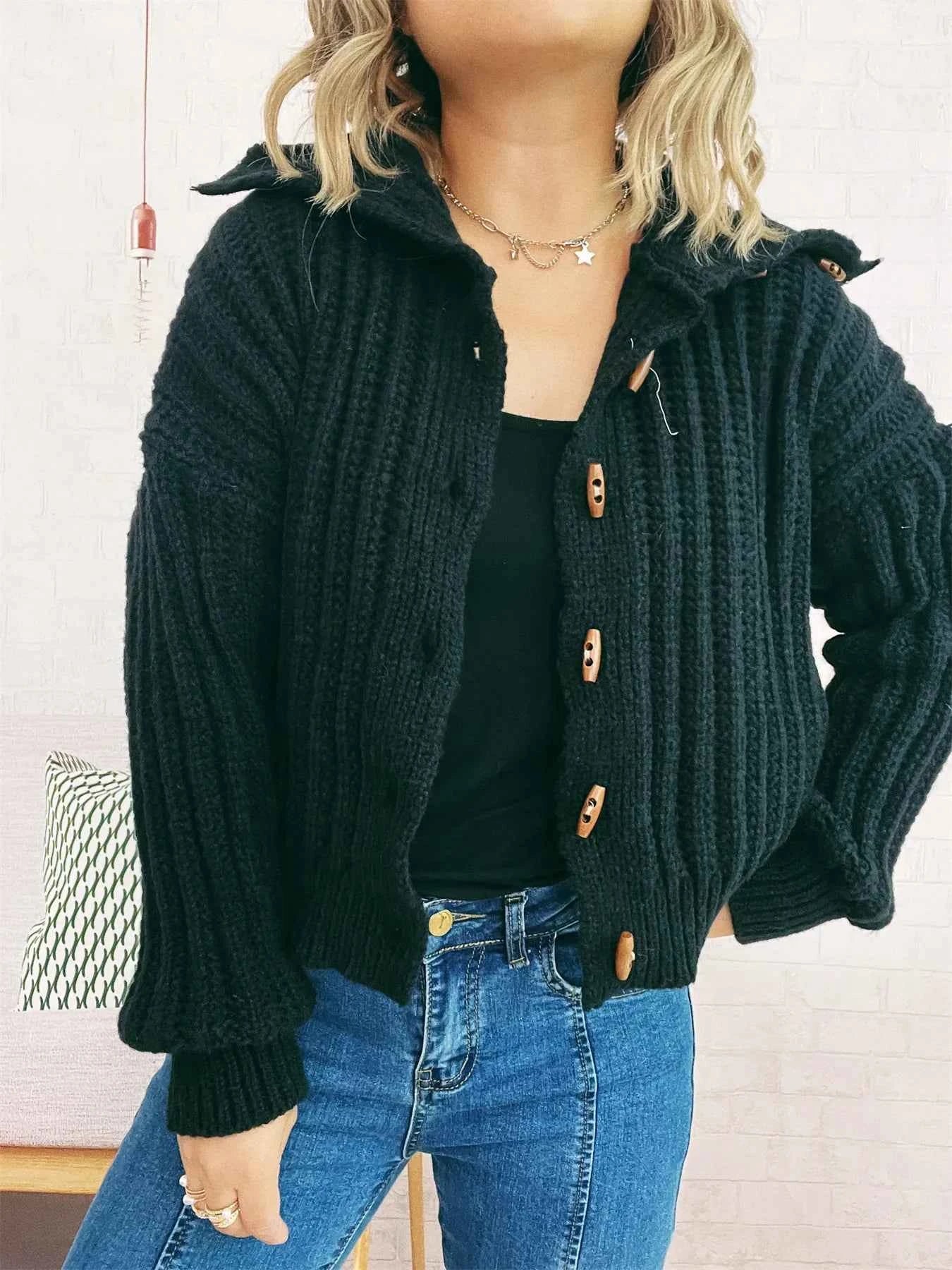 Button Up Long Sleeve Cardigan eaad70db0aad4e6eb77214af166c8753-Max-Origin