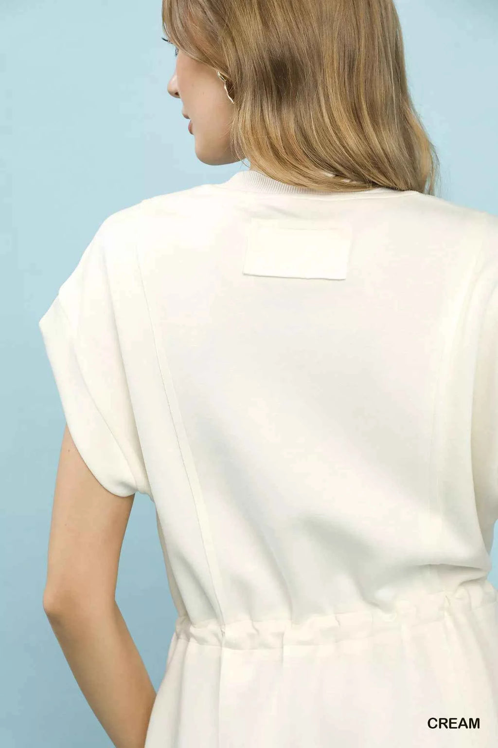 Umgee Knit Zip Front Drawstring Dress eaef1333-e5bb-464b-b504-be9315f9f13e-Max-Origin