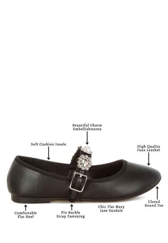 Kavana Charms Embellished Flat Mary Janes eaff6ddc-10d1-4ad2-ae98-89f5d0bf189c