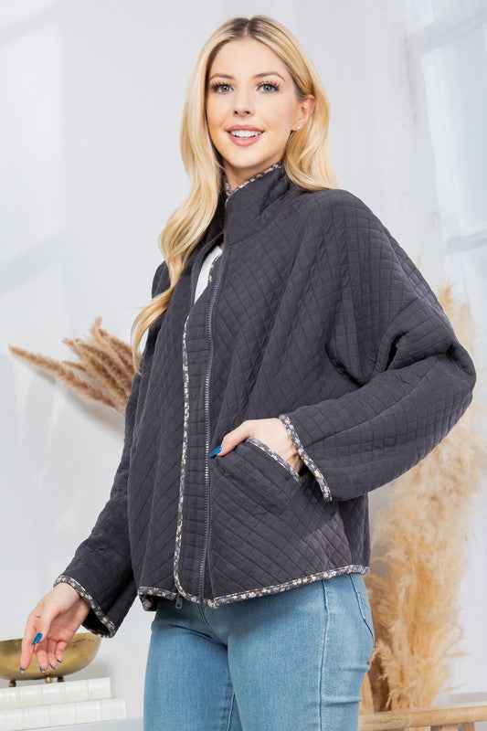 Quilt Jacket with Pockets eb0575ce-0d55-402e-badc-cceefc59ab0e