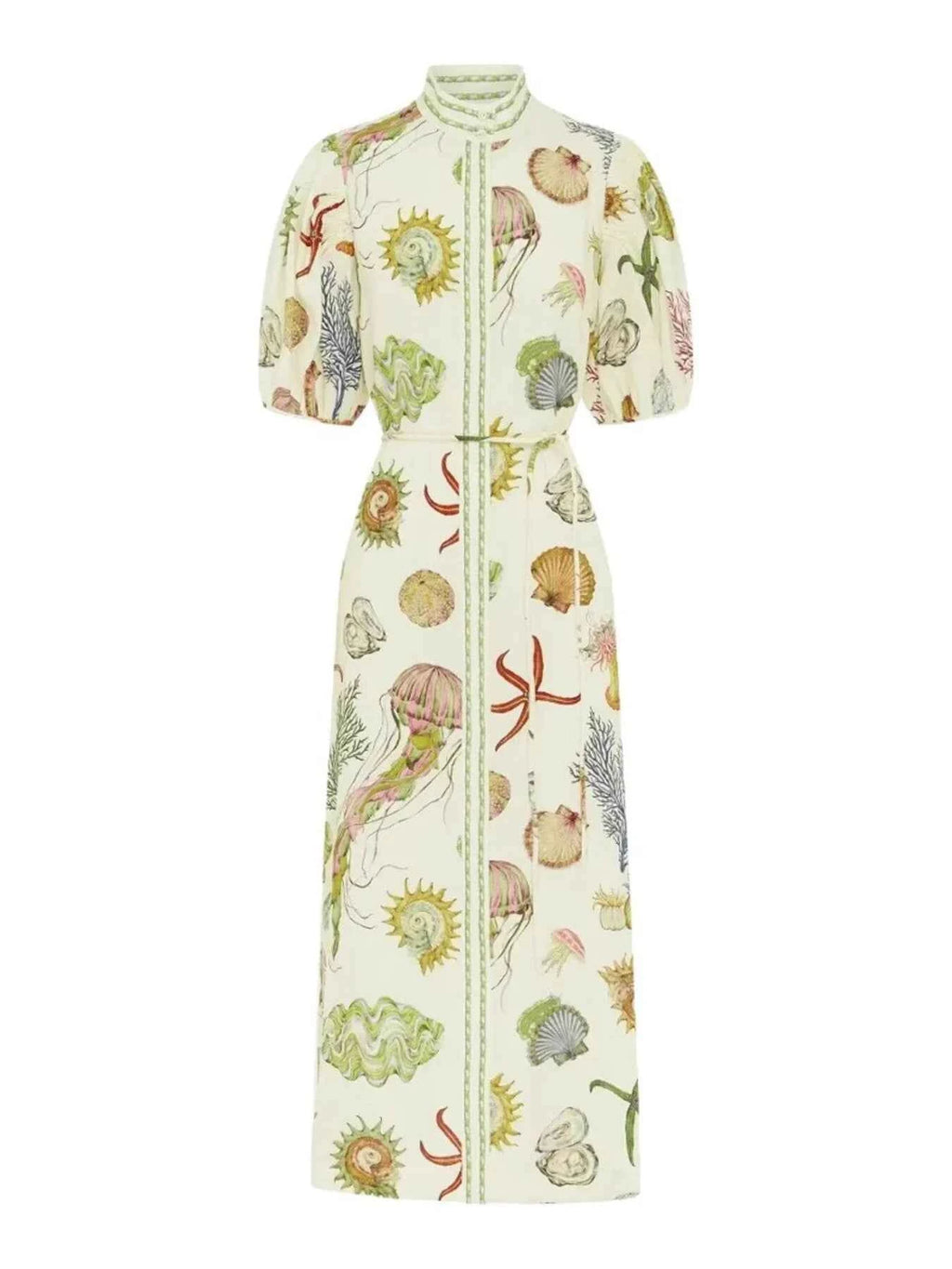 Printed Short Sleeve Shirt Dress eb54f9487b0640b9940605b7917a1e98-Max-Origin
